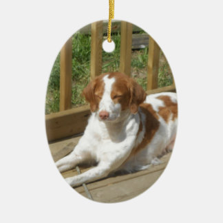 Tessa my little puppy ceramic ornament