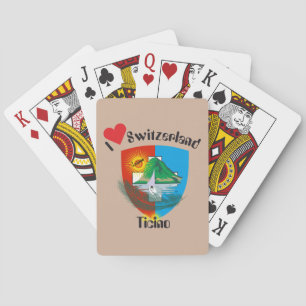 Tessin - Ticino - Schweiz - Svizzera Spielkarten Playing Cards