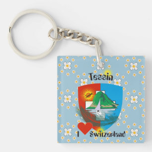 Tessin - Ticino - Switzerland - Svizzera Keychain