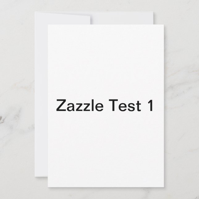 Test 1 invitation (Front)