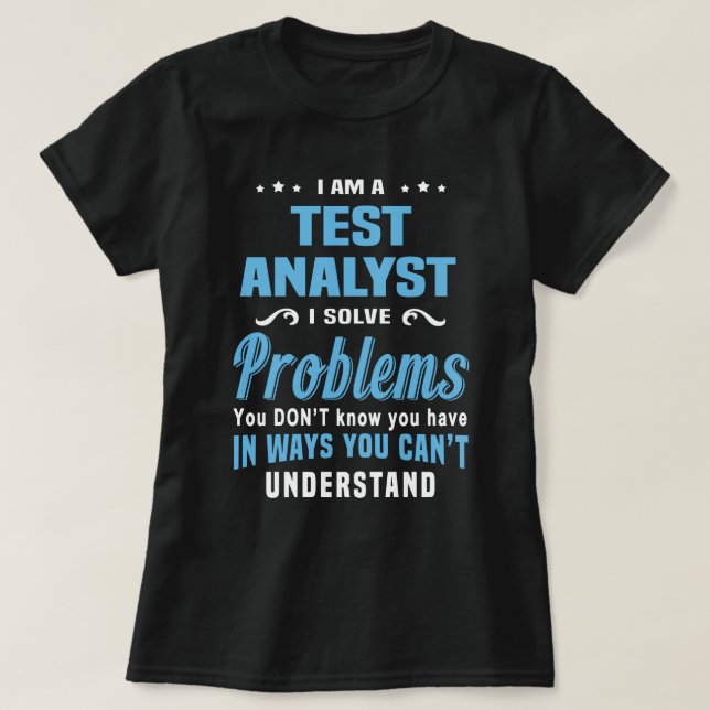 Test Analyst T-Shirt (Design Front)