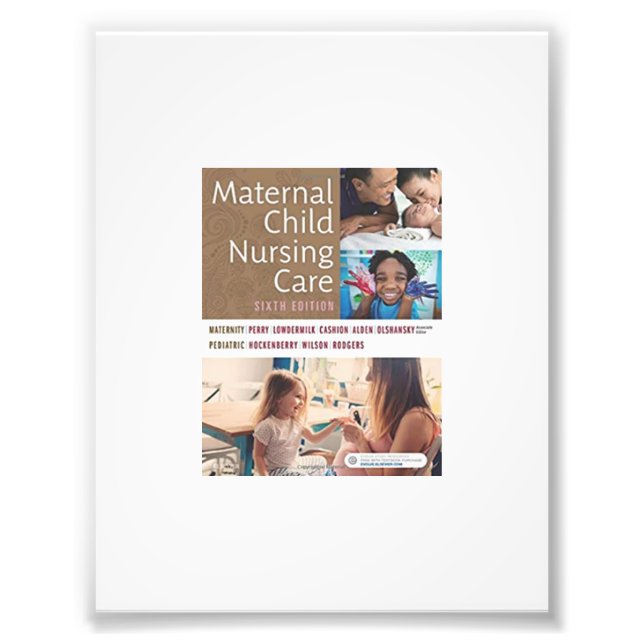 Test Bank Maternity and Pediatric Nursing 4th Edit Photo Print (Front)