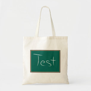Test Chalkboard School Classroom  Tote Bag