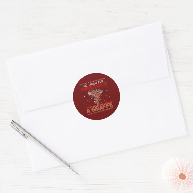 test classic round sticker (Envelope)