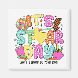 Test Day Dont Stress Do Your Best Testing Teacher Magnet
