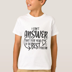 Test Day Exam Proctor Testing Cute  T-Shirt