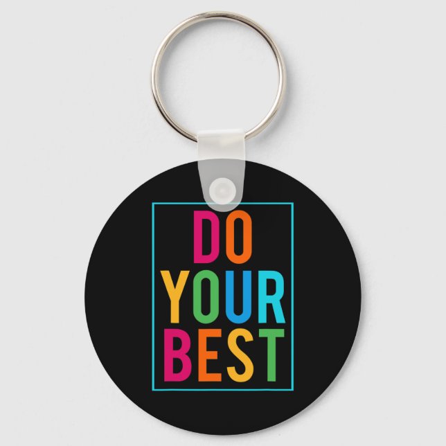 Test Day Mode On Teacher State Testing Ideas Schoo Keychain (Front)