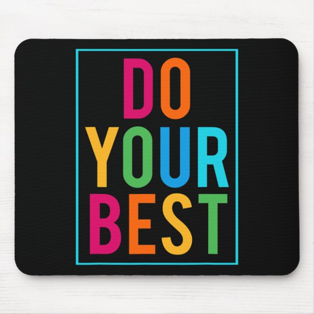 Test Day Mode On Teacher State Testing Ideas Schoo Mouse Pad (Front)