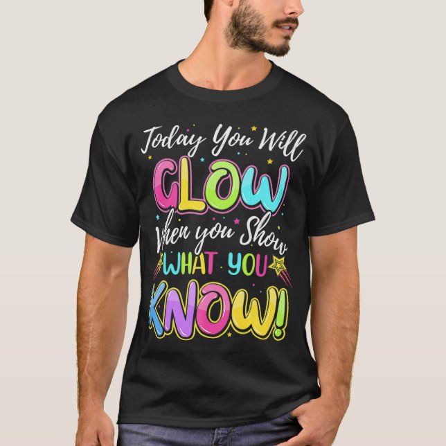 Test Day Mode On Teacher Testing Ideas School Gift T-Shirt (Front)