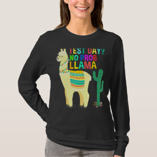 Test Day No Prob Llama Llama Teacher Testing Day 3 T-Shirt