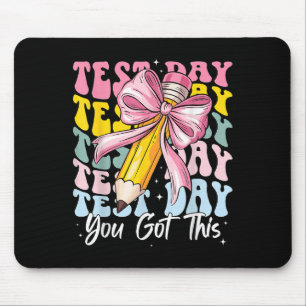 Test Day Rock The Test Motivational Teacher You Go Mouse Pad