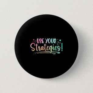 Test Day State Testing Exam Teacher Student Motiva 2 Inch Round Button