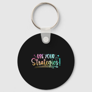 Test Day State Testing Exam Teacher Student Motiva Keychain