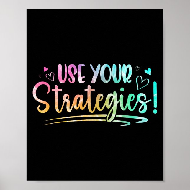 Test Day State Testing Exam Teacher Student Motiva Poster (Front)