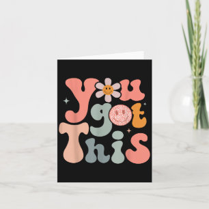 Test Day Teacher Shirt Motivational Testing Day St Card