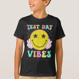 Test Day Vibes You Got This Retro Groovy Testing D T-Shirt