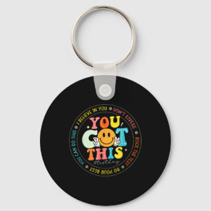 Test Day You Got This Rock The Test Teacher Testin Keychain