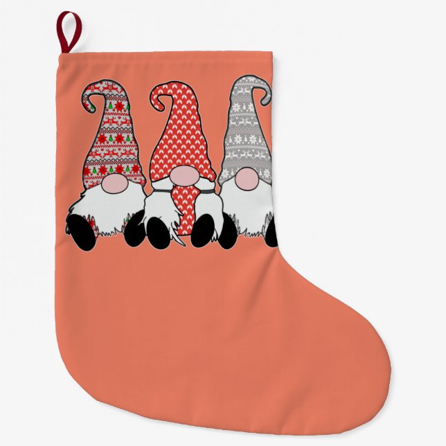 test  large christmas stocking (Front)