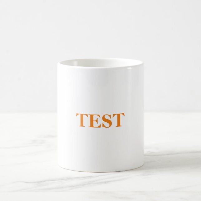 Test Orange Mug (Center)