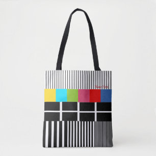 Test Pattern Inspired Tote Bag