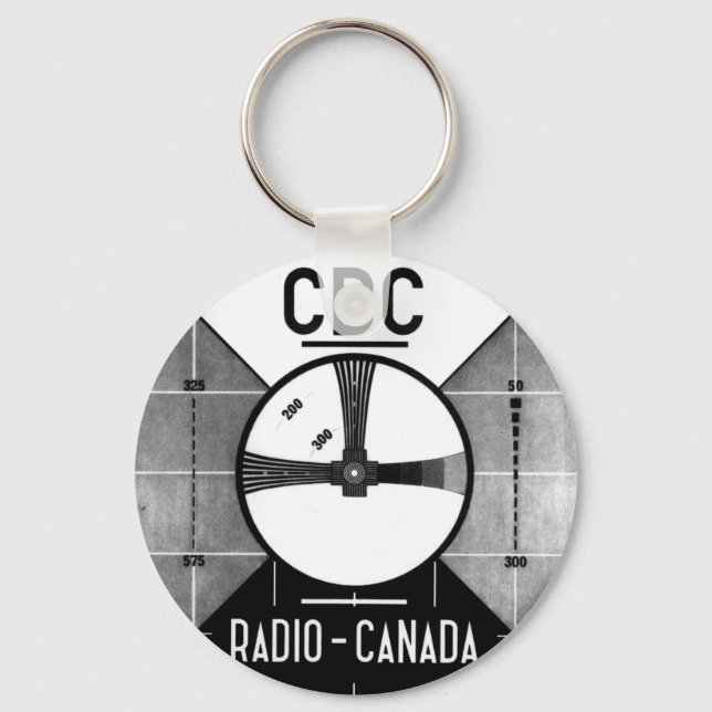 Test Pattern Keychain (Front)