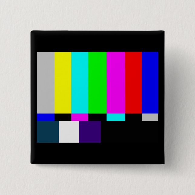 Test Patterns Album Cover Button (Front)