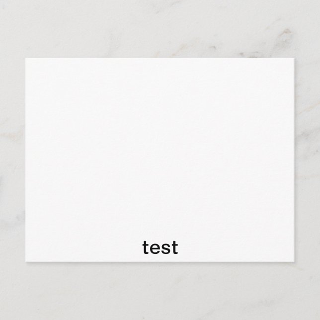 test postcard (Front)