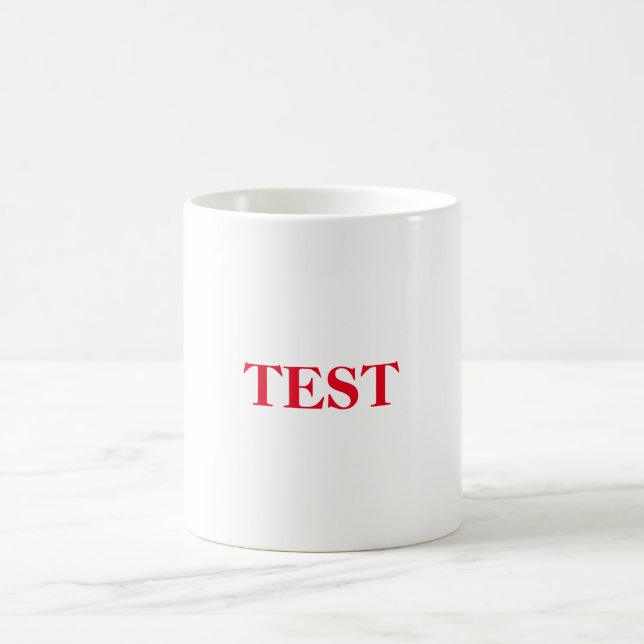 Test Red Mug (Center)