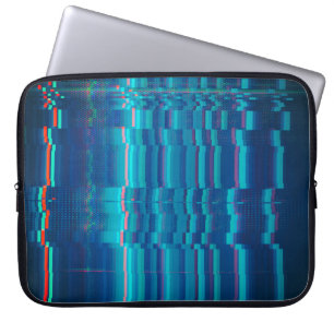 Test screen glitch abstract laptop sleeve