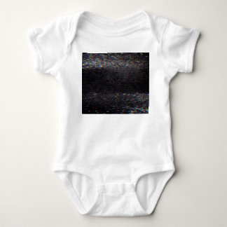 Test Screen Glitch Texture Background Baby Bodysuit