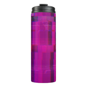 Test screen glitch texture thermal tumbler