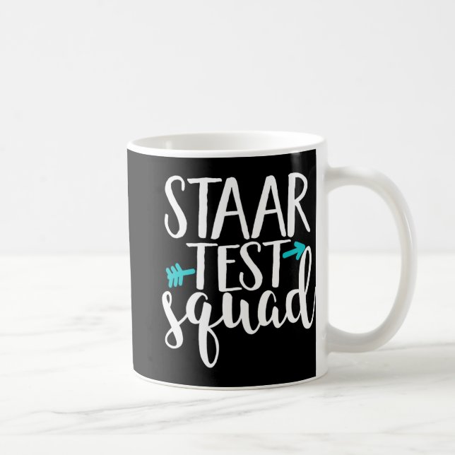 Test Squad Elementary Teacher Test Day  Coffee Mug (Right)