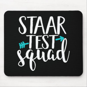 Test Squad Elementary Teacher Test Day Mouse Pad