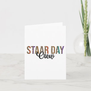 Test Staar Day Crew Mode On Teacher Testing Ideas Card
