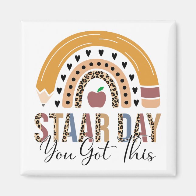 Test Staar Day Mode On Teacher Testing Ideas Schoo Magnet (Front)
