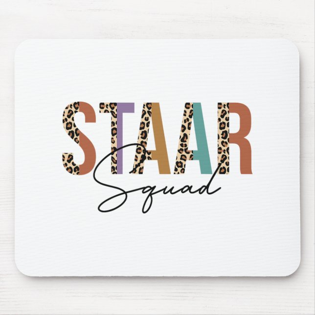 Test Staar Day Squad Mode On Teacher Testing Ideas Mouse Pad (Front)
