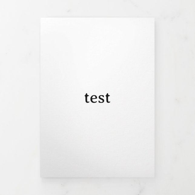 test  Tri-Fold card (Cover)