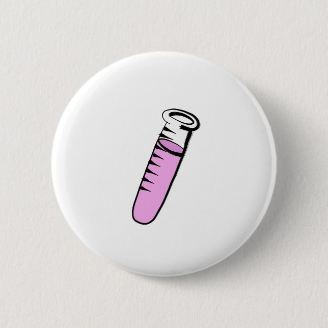 Test tube 2 inch round button (Front)