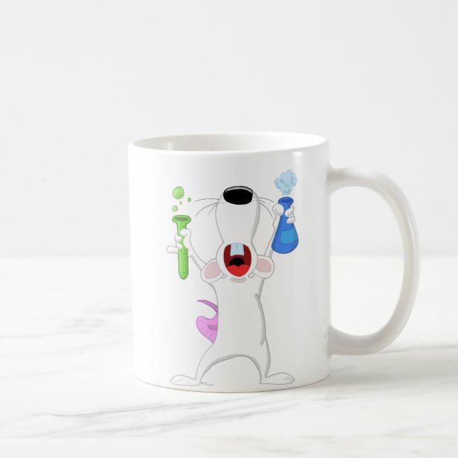 Test Tube Lab Rat Mug (Right)
