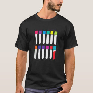 Test Tube Laboratory Phlebotomist Phlebotomy Docto T-Shirt