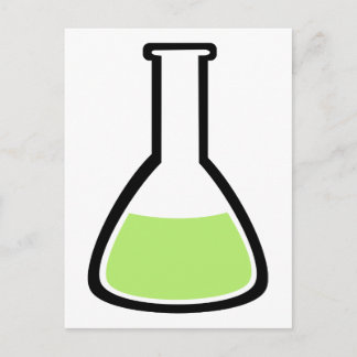 Test tube postcard