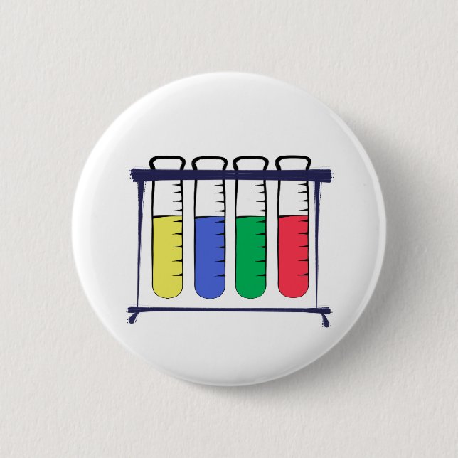 Test Tube Shelf 2 Inch Round Button (Front)