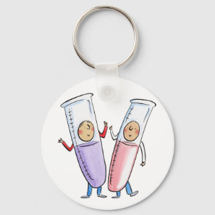 Test Tubes Keychain
