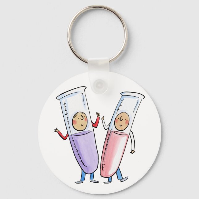 Test Tubes Keychain (Front)