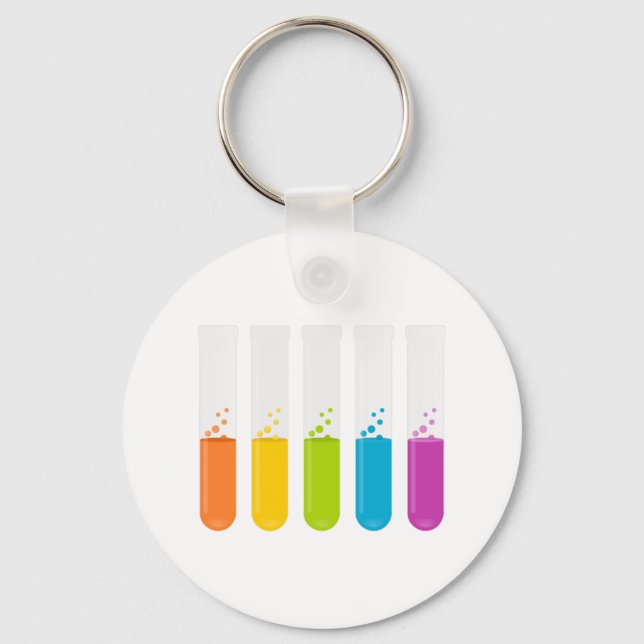 Test tubes keychain (Front)