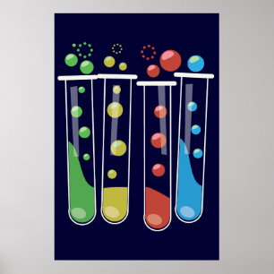 Test Tubes Poster