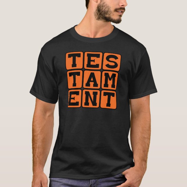 Testament, Evidence of Fact T-Shirt (Front)
