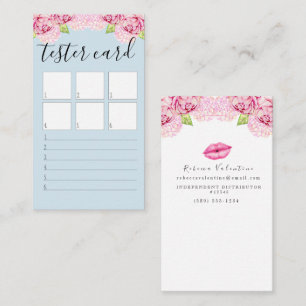 Tester Card - Lipstick Swatch Card