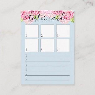 Tester Card - Lipstick Swatch Card - Many Sizes!