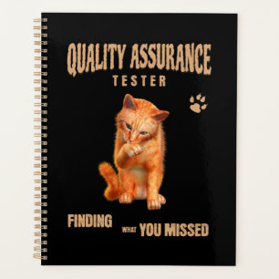 Testeur QA Humour de chat